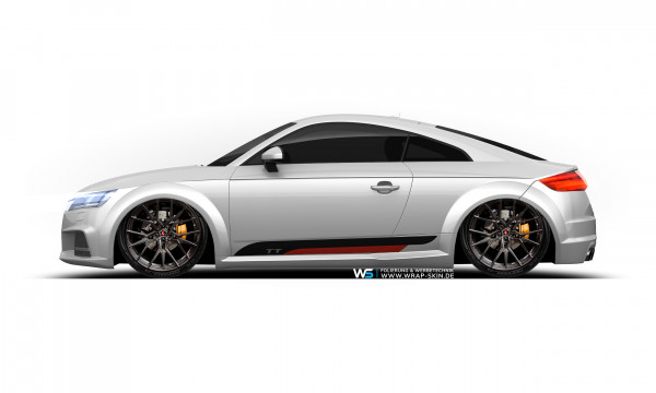 Audi TT Seitenstreifen Seitenaufkleber Autoaufkleber Set 10003